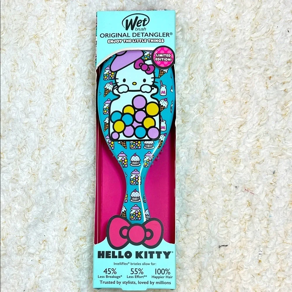 Wet Brush Hello Kitty Original Detangler Limited Edition Teal Gumball‎ Machine